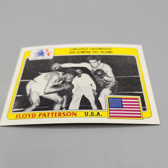 Floyd Patterson 1983 Greatest Olympians Card #77 Helsinki, 1952 - Picture 3 of 4